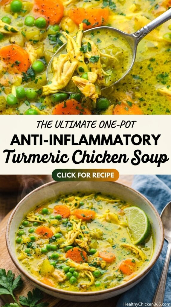 Anti Inflammatory Turmeric Chicken Soup