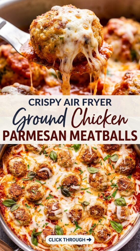 Ground Chicken Parmesan Meatballs Recipes