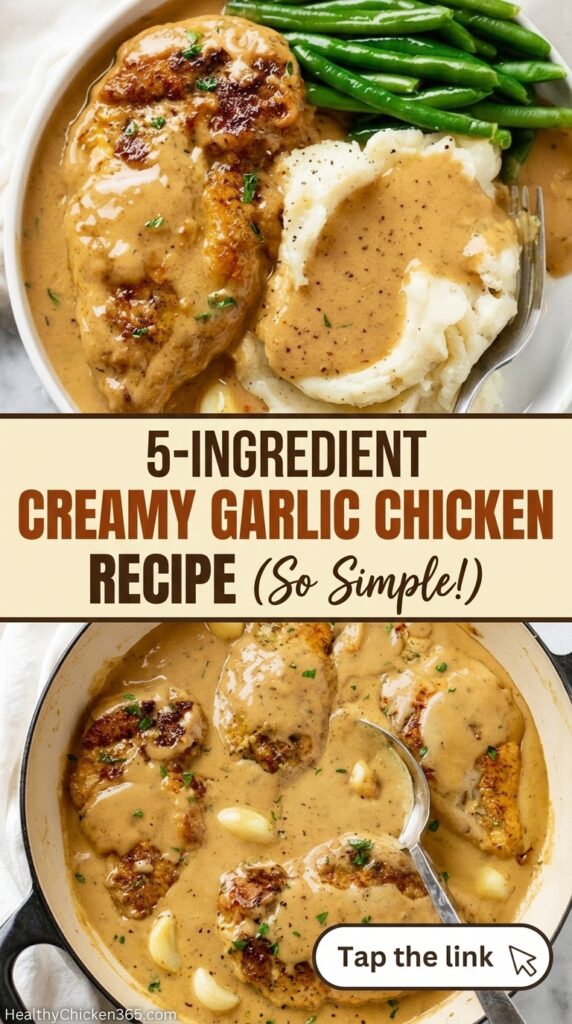 Creamy Garlic Chicken Recipes