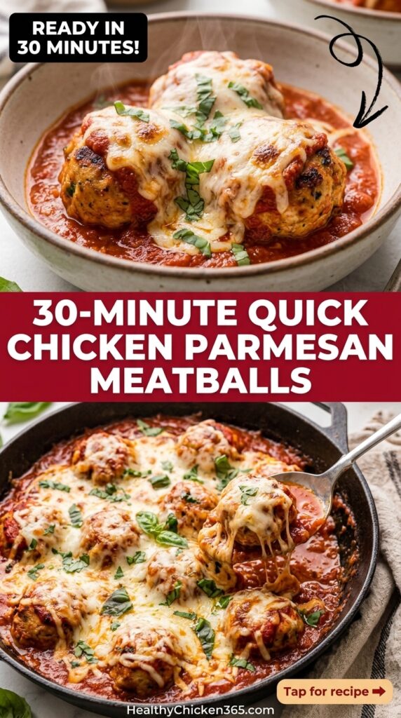 Chicken Parmesan Meatballs Recipes