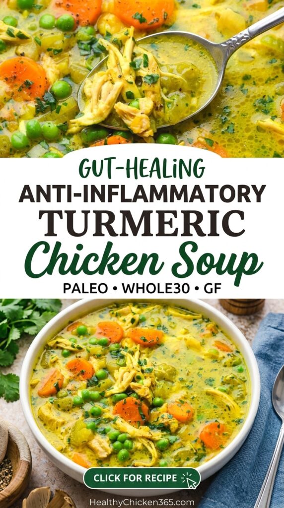 Anti Inflammatory Turmeric Chicken Soup